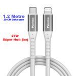 Type-C to Apple Lightning  şarj kablosu 120cm